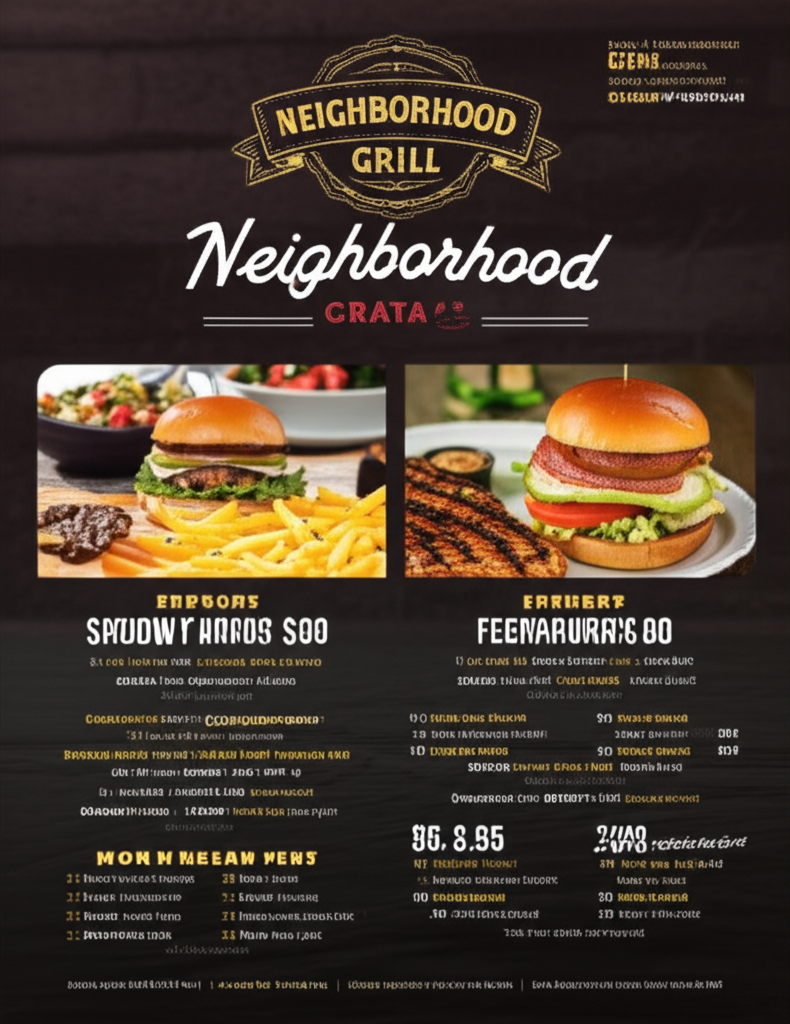 Neighborhood Grill Success